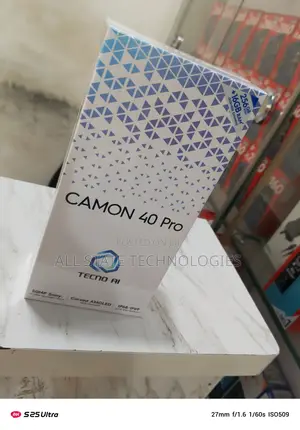 New Tecno Camon 40 Pro 256 GB Black