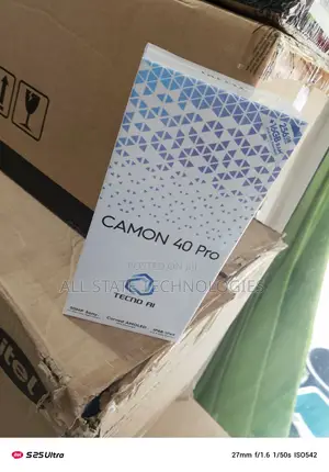 New Tecno Camon 40 Pro 256 GB Black