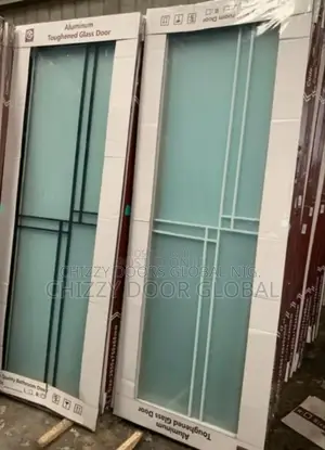 Toilet Full Tampered Glass Door Full Gauge Aluminum Standard