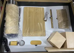 7 In 1 Wooden/Bamboo Gift Set Gift Set For Executives Notebook