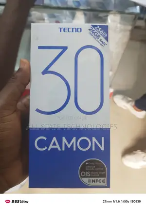 New Tecno Camon 30 256 GB Black
