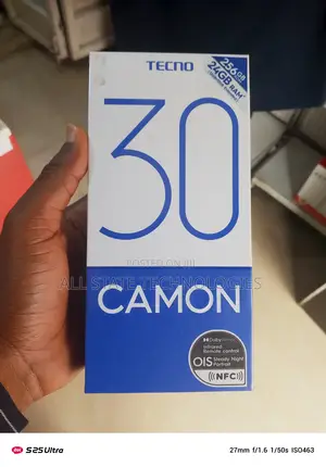 New Tecno Camon 30 256 GB Black