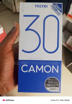 New Tecno Camon 30 256 GB Black