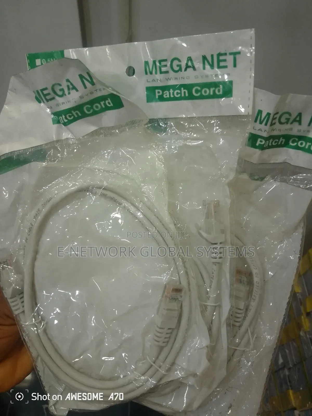 1m Mega Net Cat5 Patch Cord