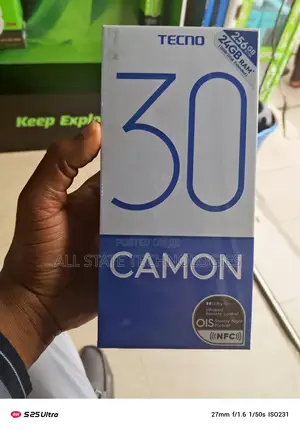 New Tecno Camon 30 256 GB Black