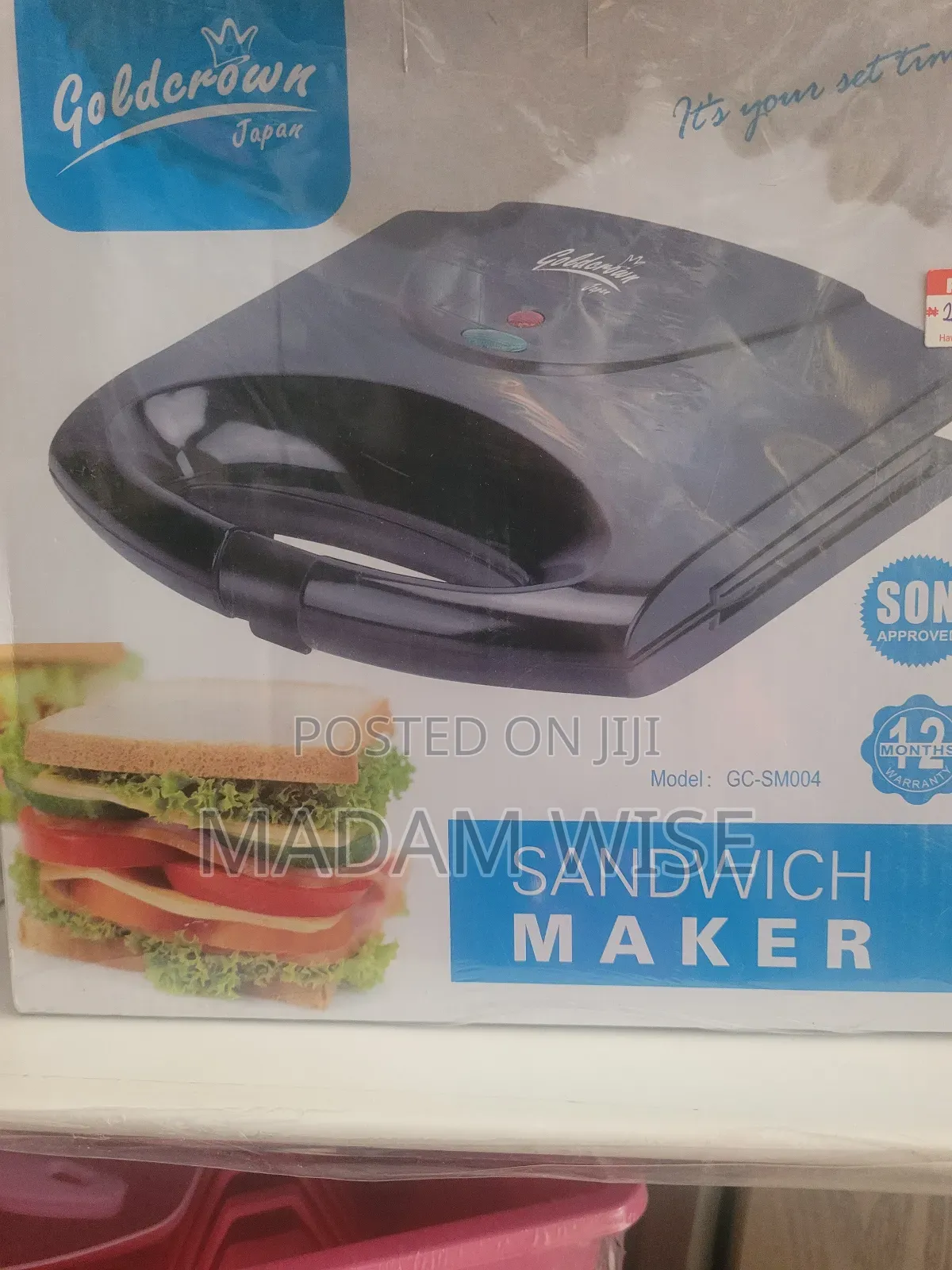 Gold Crown Sandwich Maker