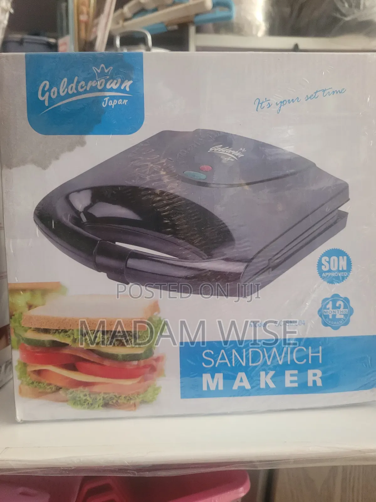 Gold Crown Sandwich Maker