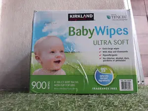 Original Kirkland Signature Baby Wipes 900pcs (Usa Import, Ultra Soft)