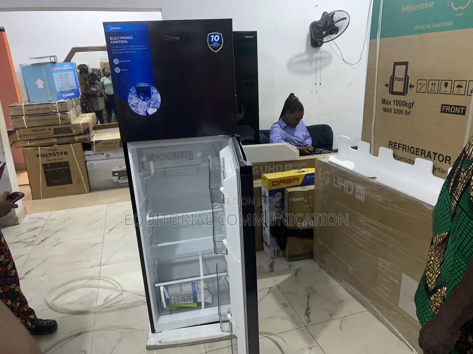 Midea Refrigerator With Multi Air Flow Cooling