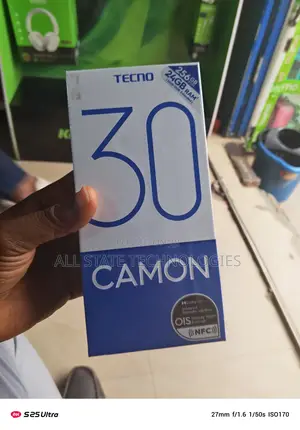 New Tecno Camon 30 256 GB Black