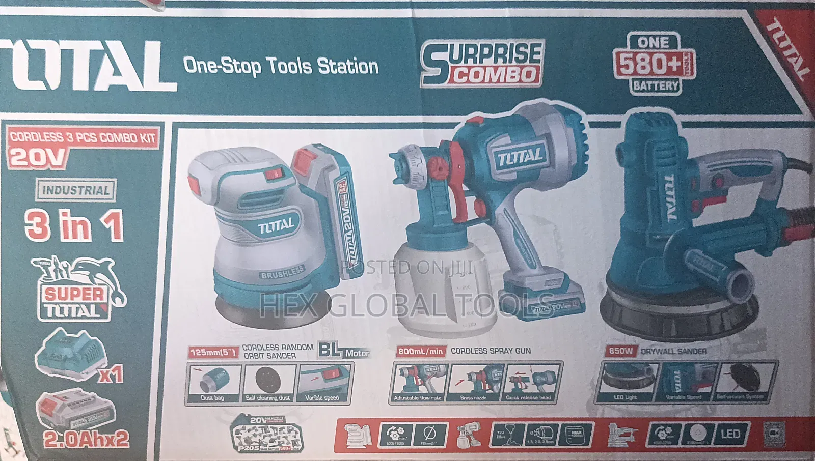 Cordless 3in1 Combo Kit
