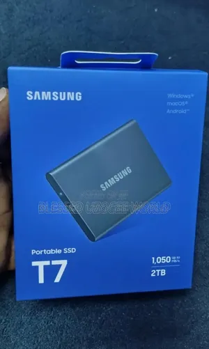 2tb Samsung T7 External Portable SSD 1050mb/S for Windows/Macos Etc