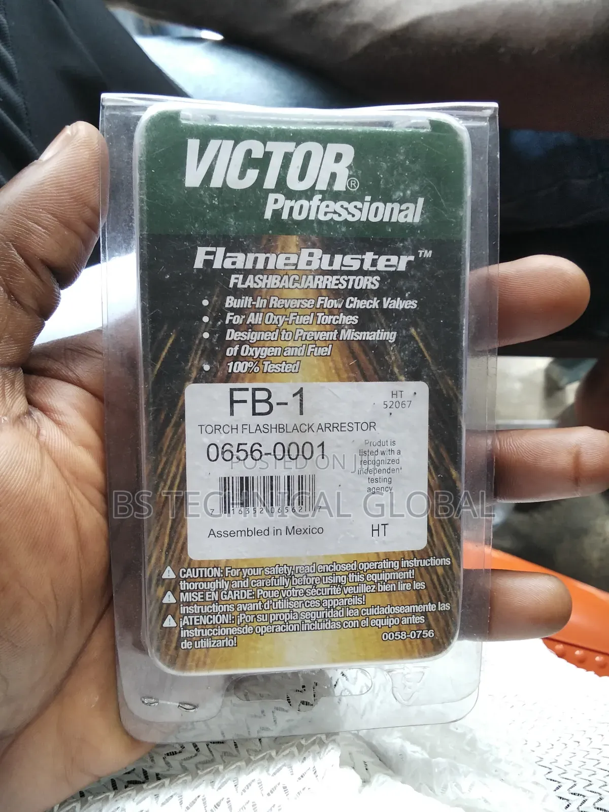 Victor FBR-1 Flashback Arrestors