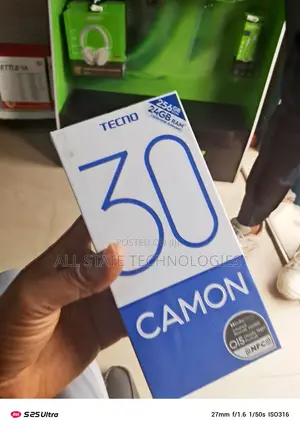 New Tecno Camon 30 256 GB Black