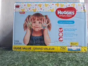 Original Huggies Simply Clean Baby Wipes – 792pcs (Usa Import)