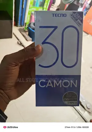 New Tecno Camon 30 256 GB Black