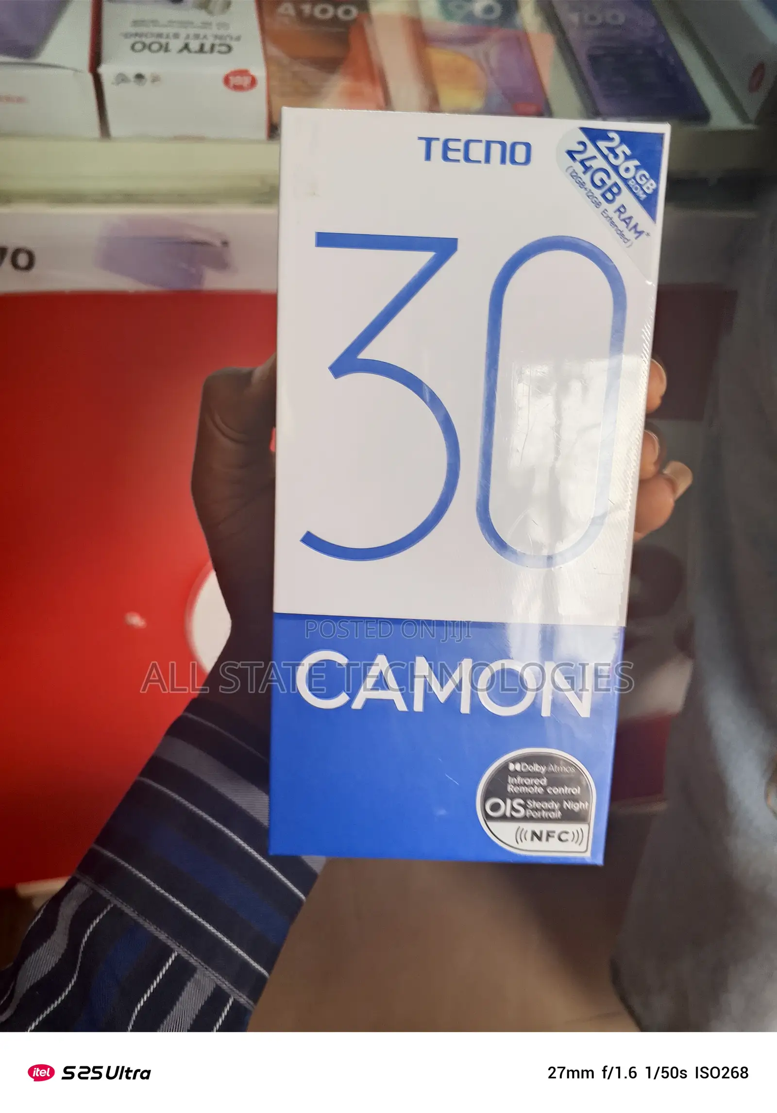 New Tecno Camon 30 256 GB Black