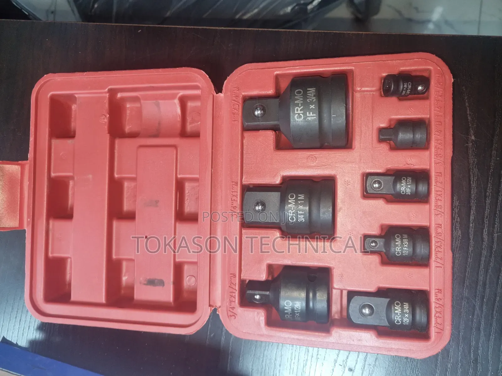 8-Piece Impact Socket Adapter and Reducer Set