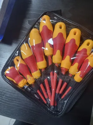 Insulated Screwdriver Set, Also Known as an Electrician's Screwdriver