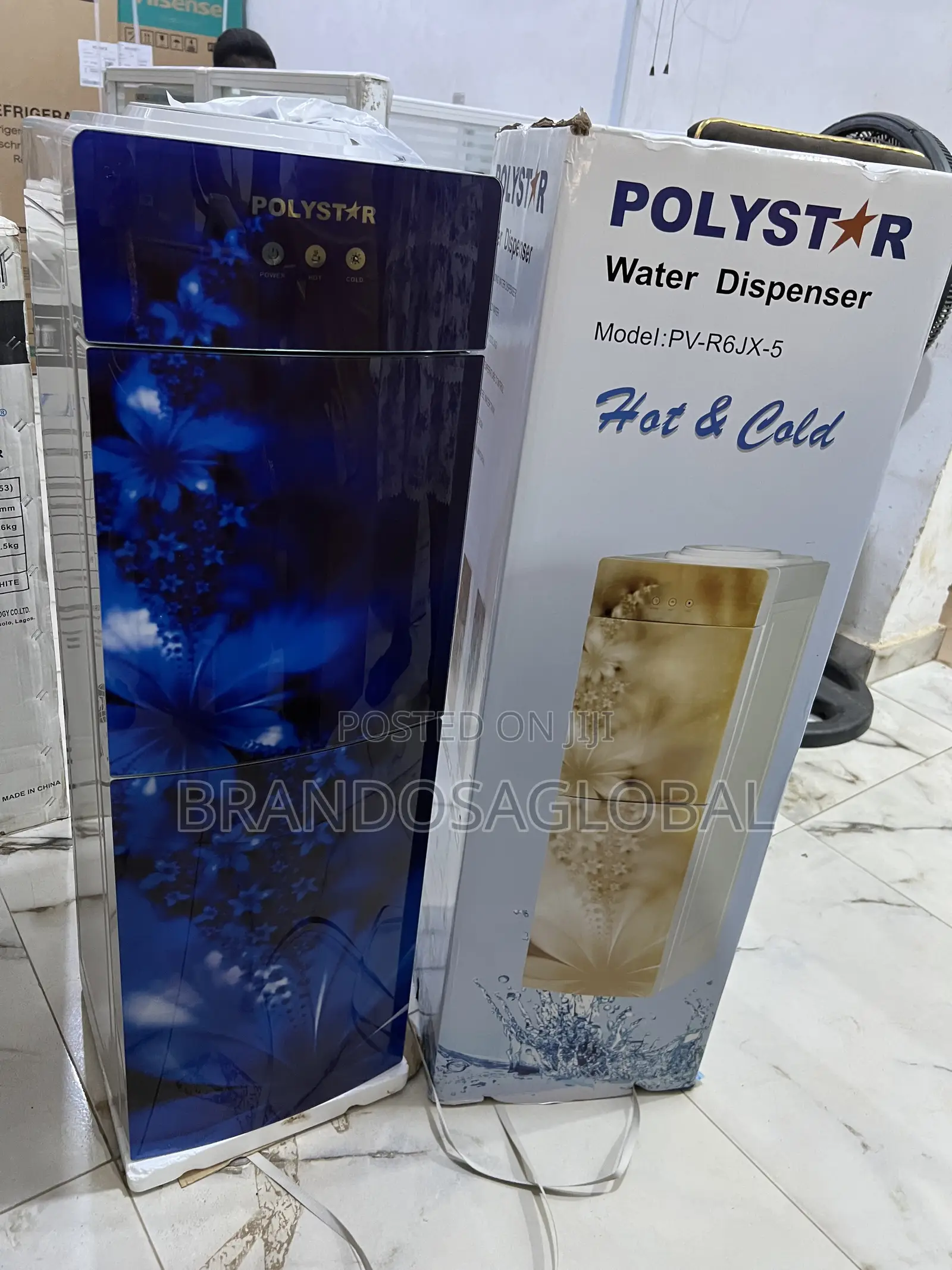 Durable Polystar Pv-R6jx-5ffb Standing Hot Cold Dispenser