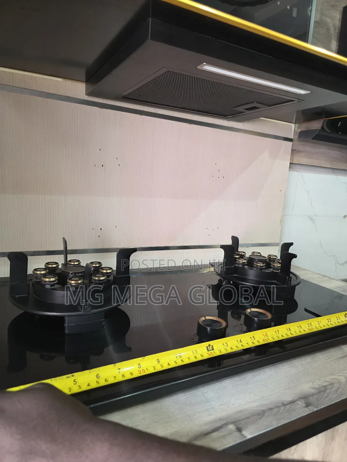 Image Built in 2 Burner Flip Up Gas