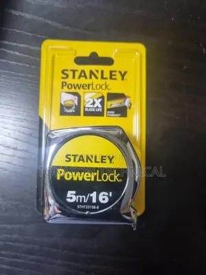 Stanley Powerlock Tape Measure, 5m/16ft (Model Stht33158-8).