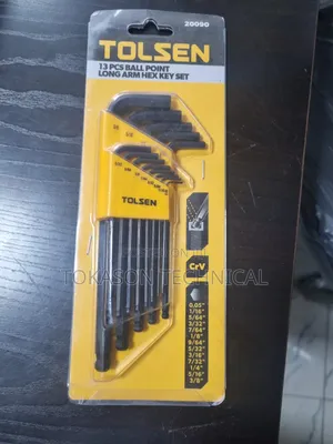 Tolsen 13-Piece Ball Point Long Arm Hex Key Set, Also Known