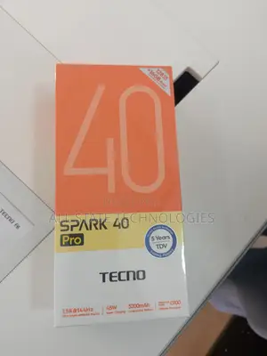 New Tecno Spark 40 Pro 256 GB Black