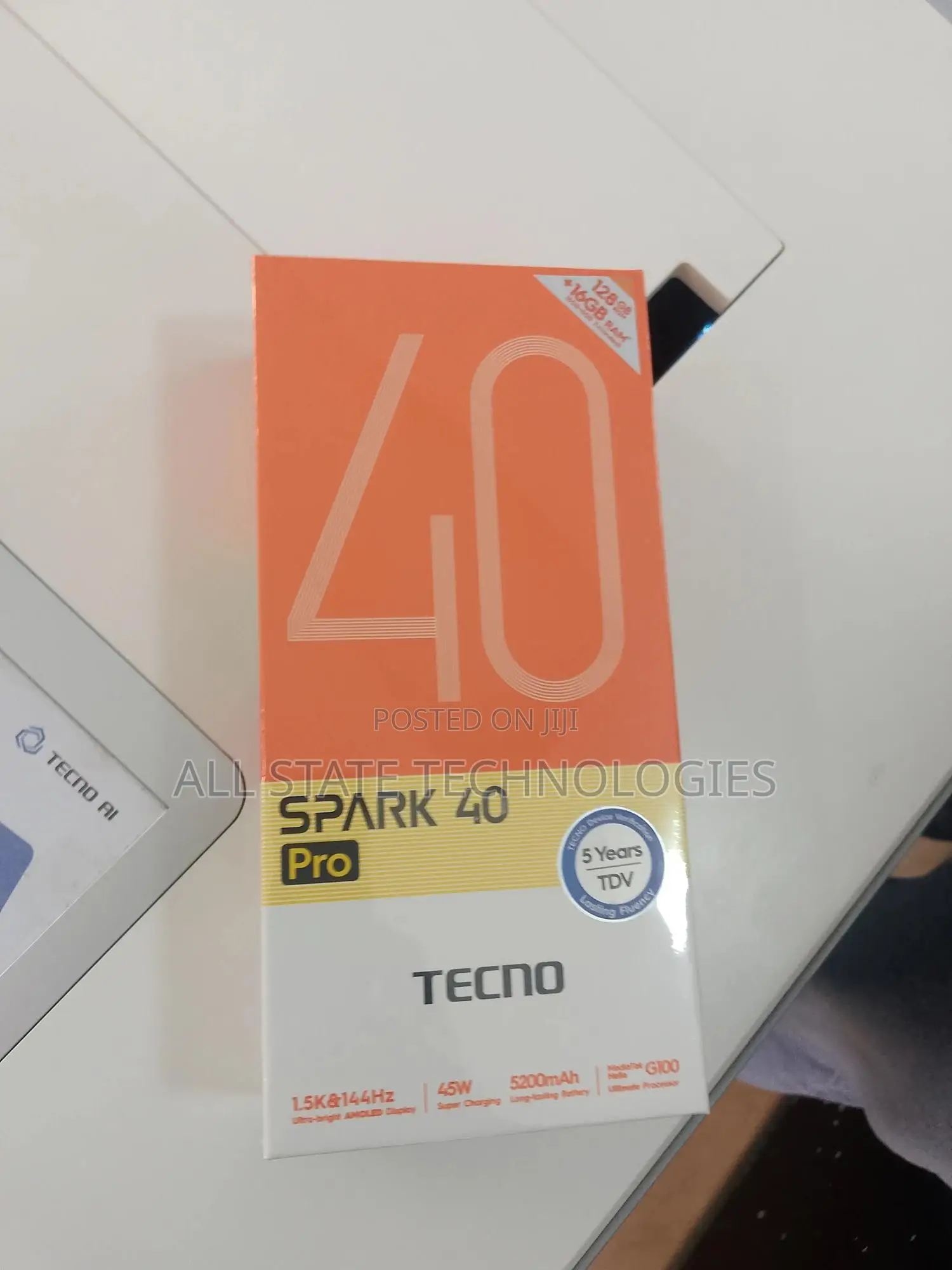 New Tecno Spark 40 Pro 256 GB Black