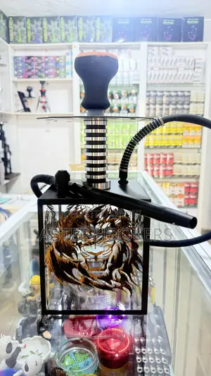 Lion Led Light Shisha Pot