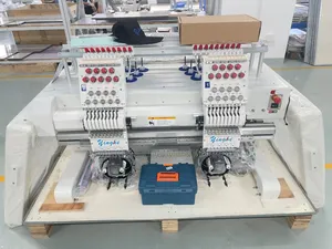 Double Head Embroidery Monogram Machine 400x500mm Frame Size