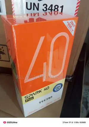 New Tecno Spark 40 Pro 256 GB Black