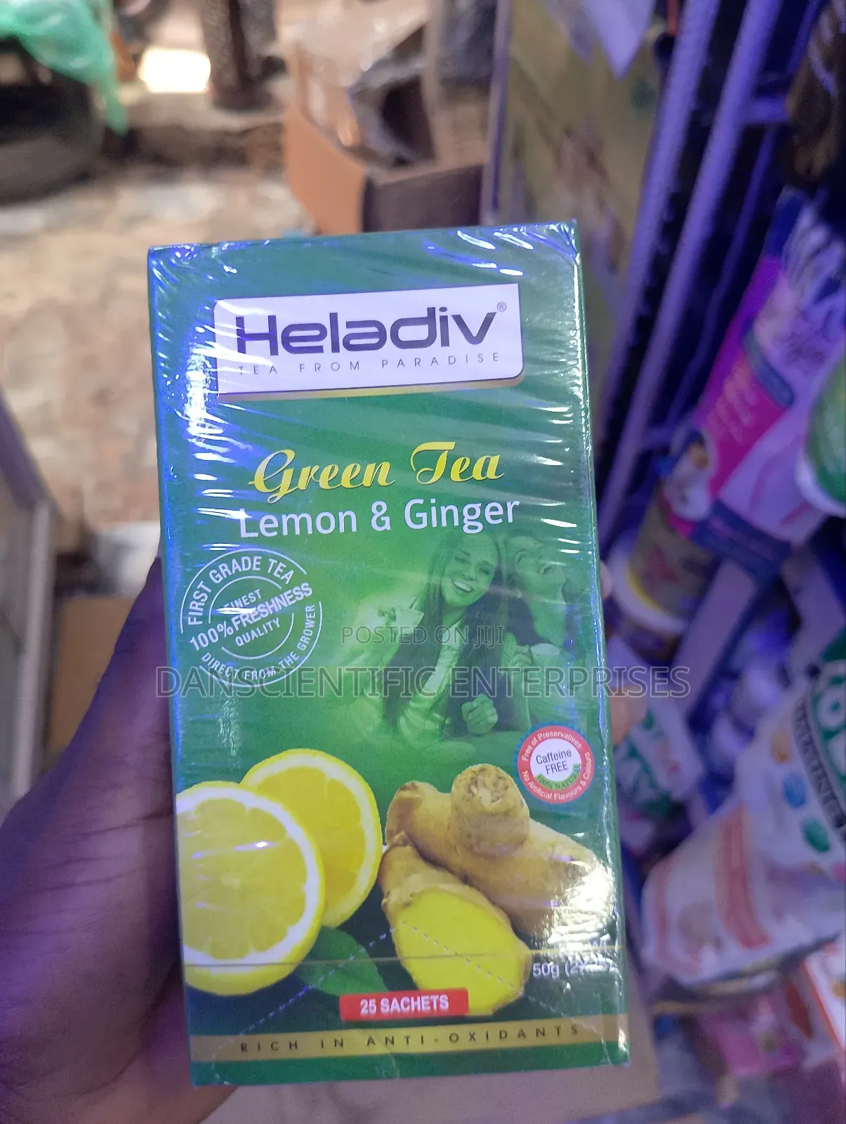 Heladiv Green Tea Lemon Ginger.