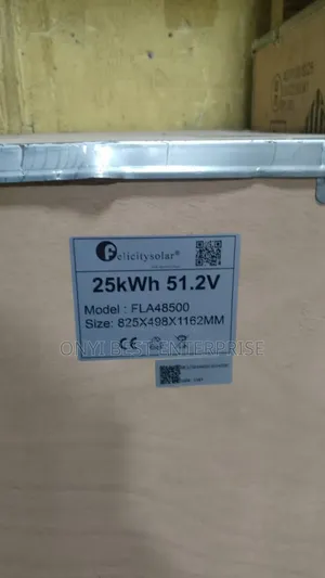 Felicity Lithium Ion Battery 25kwh-51.2volys
