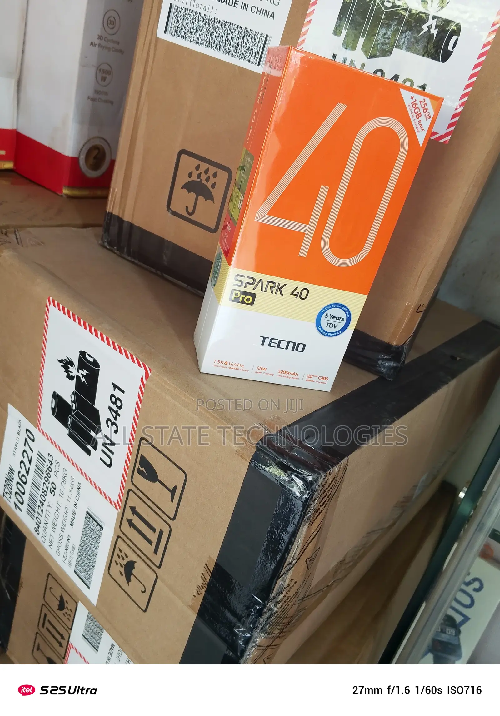 New Tecno Spark 40 Pro 256 GB Black