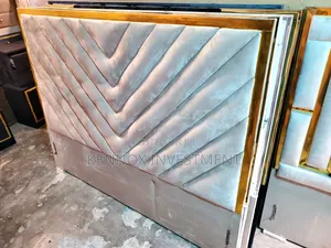 6 by 6 Upholstery Bedframe With 2 Bedsides Drawers