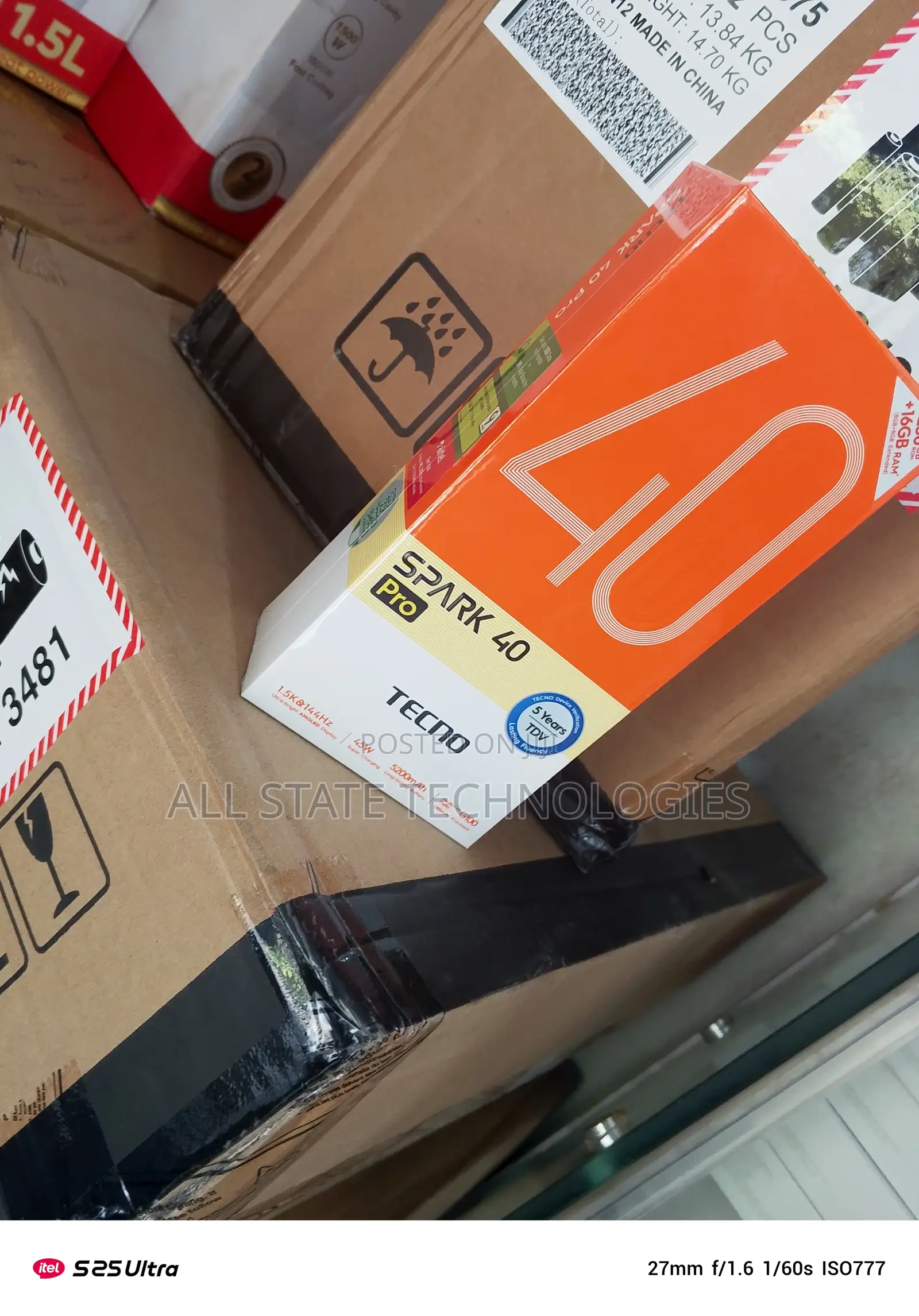 New Tecno Spark 40 Pro 256 GB Black