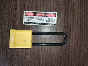 Abus Danger Locked Out Long Shackle Padlock