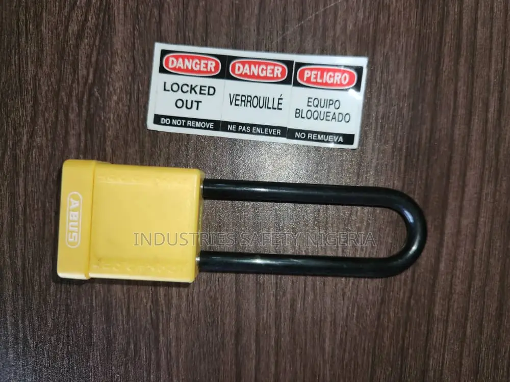 Abus Danger Locked Out Long Shackle Padlock