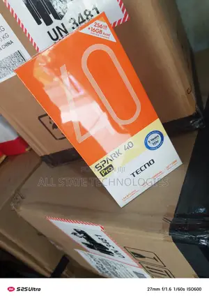 New Tecno Spark 40 Pro 256 GB Black