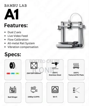 Bambu Lab A1 Combo 3d Printer