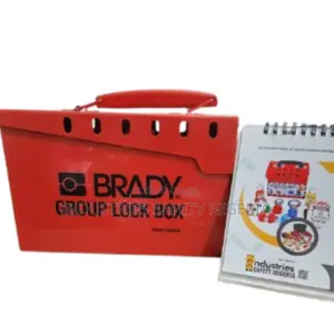 Brady 262-65699 13 Lock Group Lock Box – Red