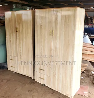 Classic Solid 2 Doors Wardrobe