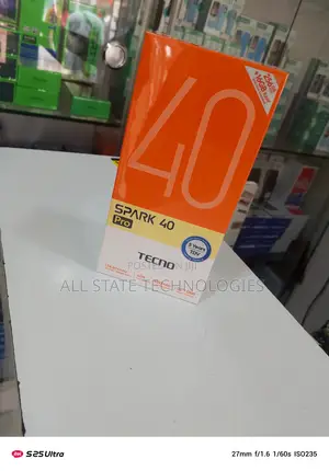 New Tecno Spark 40 Pro 256 GB Black
