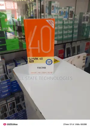 New Tecno Spark 40 Pro 256 GB Black