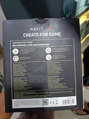 Havit Gamenote Recording Live Microphone