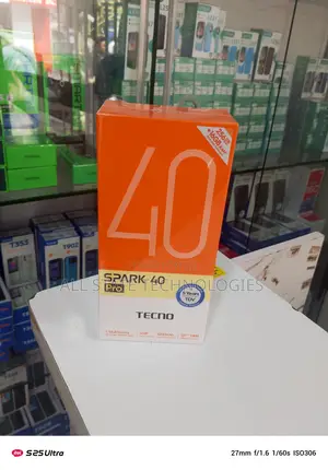 New Tecno Spark 40 Pro 256 GB Black