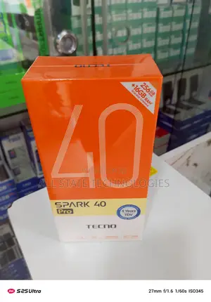 New Tecno Spark 40 Pro 256 GB Black