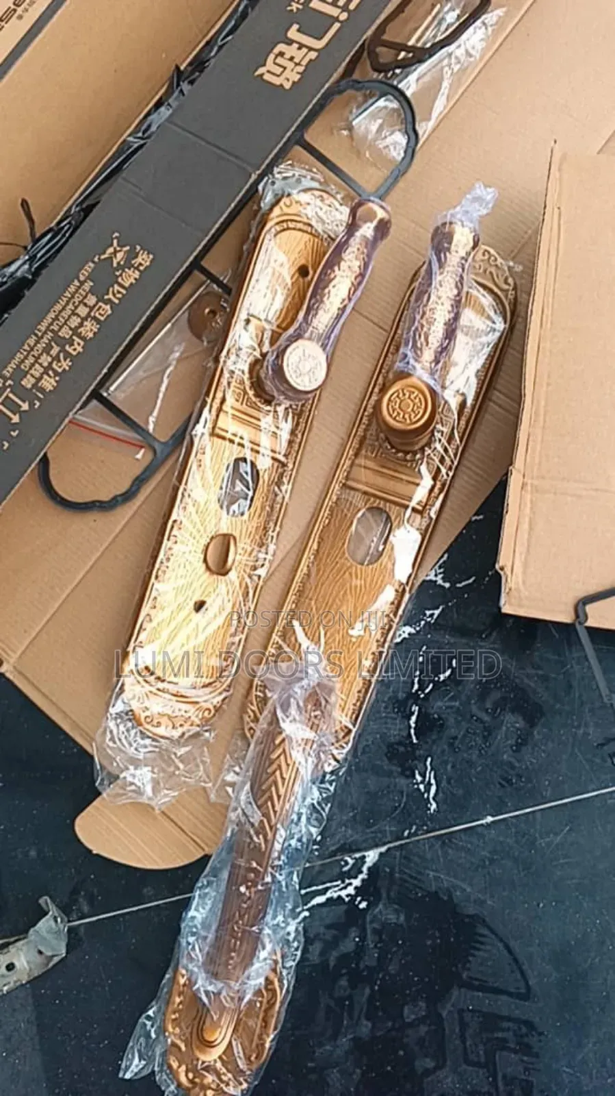 Cast Security Door Lock Set