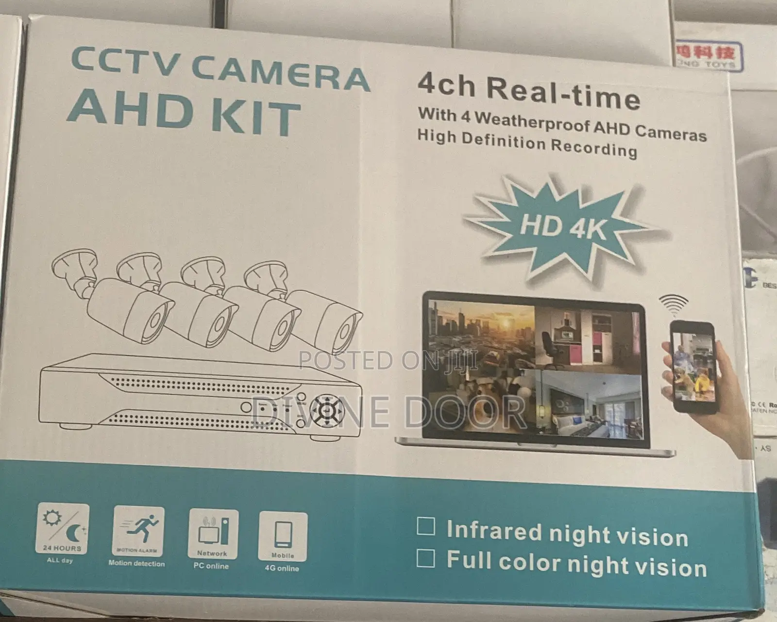 Four Channels Kit’S CCTV Camera